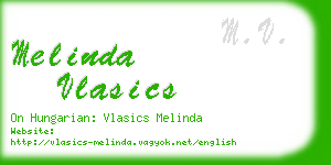 melinda vlasics business card